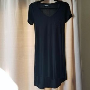 Lulus BETTER TOGETHER BLACK SHIRT DRESS Small